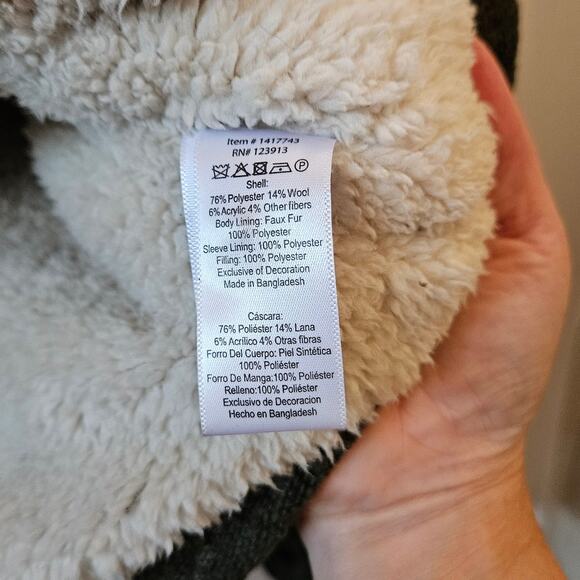 Jachs New York Sherpa Lined Wool Blend Coat Size XL Fleece Western Cowboy - Picture 7 of 13